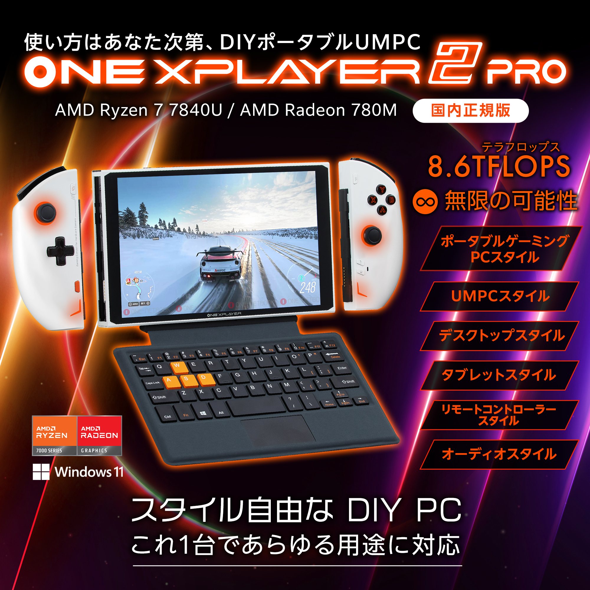 限定値下げONEXPLAYER 2 16G/1TB【お得なおまけ付き!!】