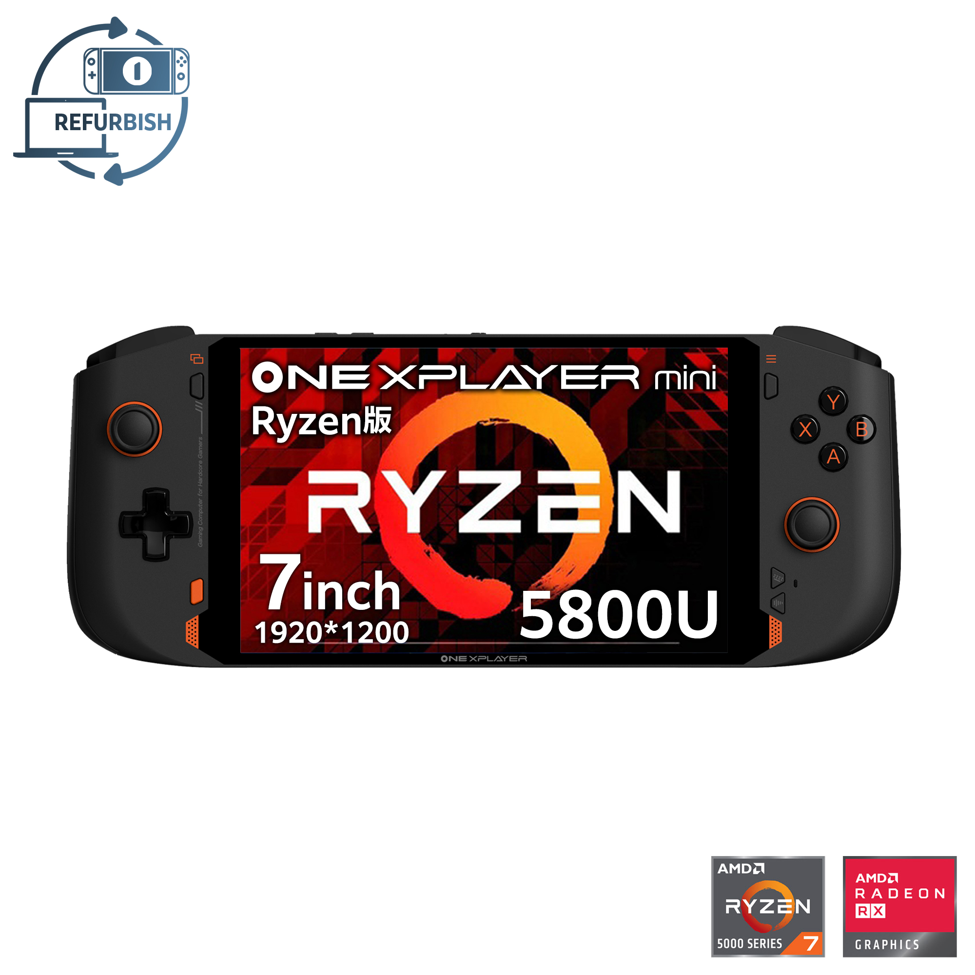 新古品》ONEXPLAYER mini Ryzen版 （Ryzen7 5800U搭載） FHD（1920